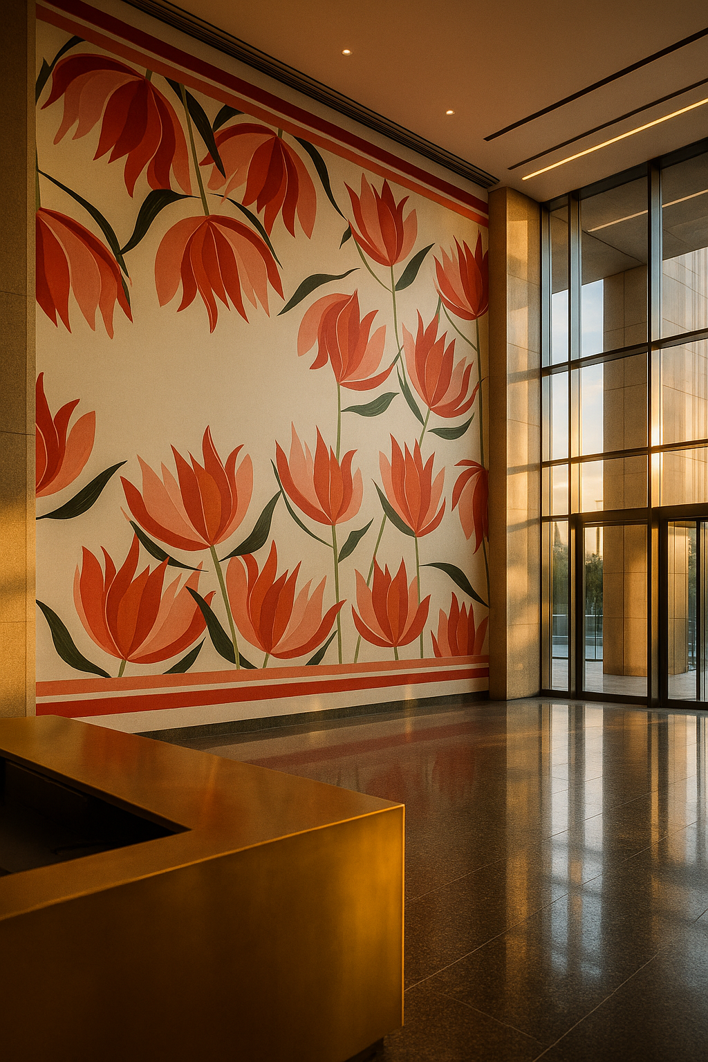 Mockup Hall comercial