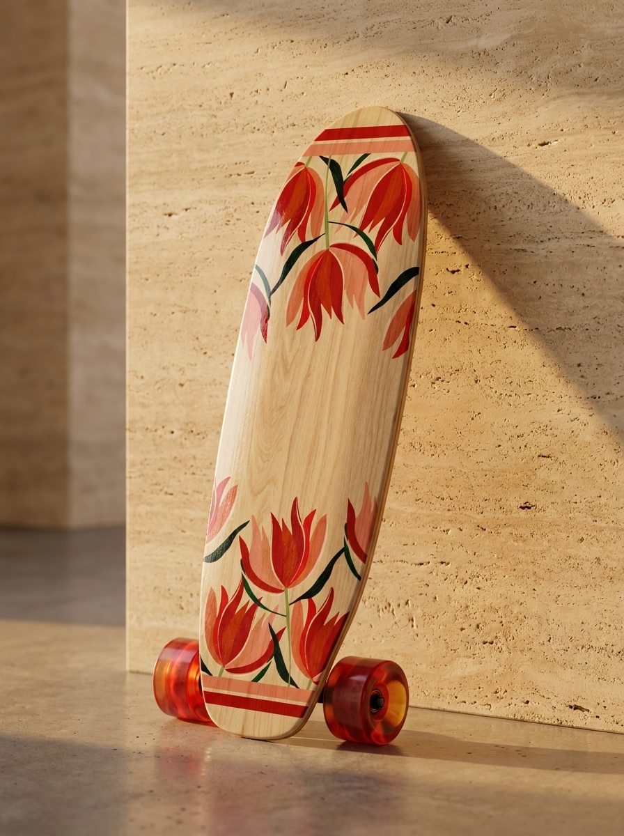Mockup Skate longboard