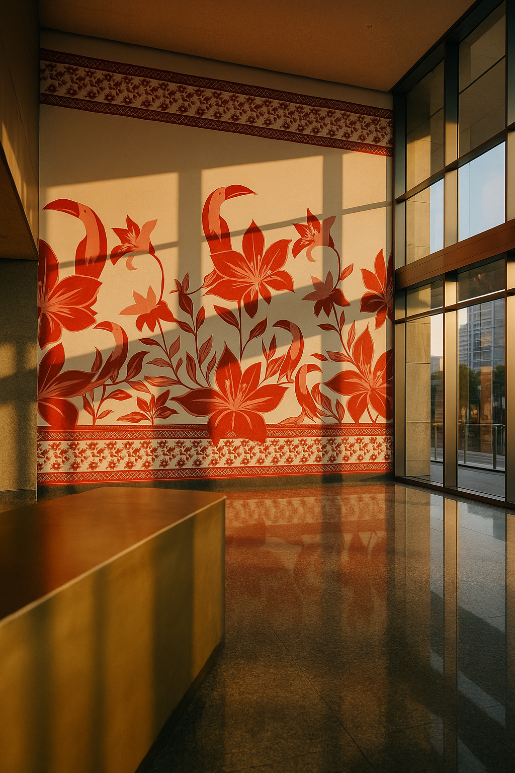 Mockup Hall comercial