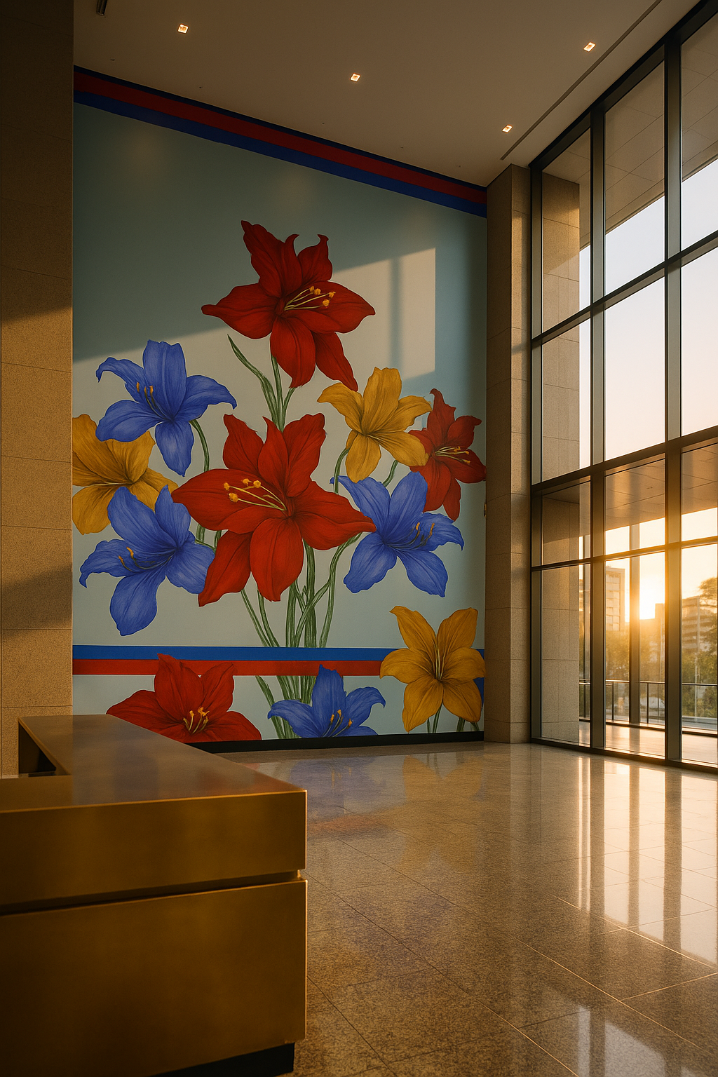 Mockup Hall comercial
