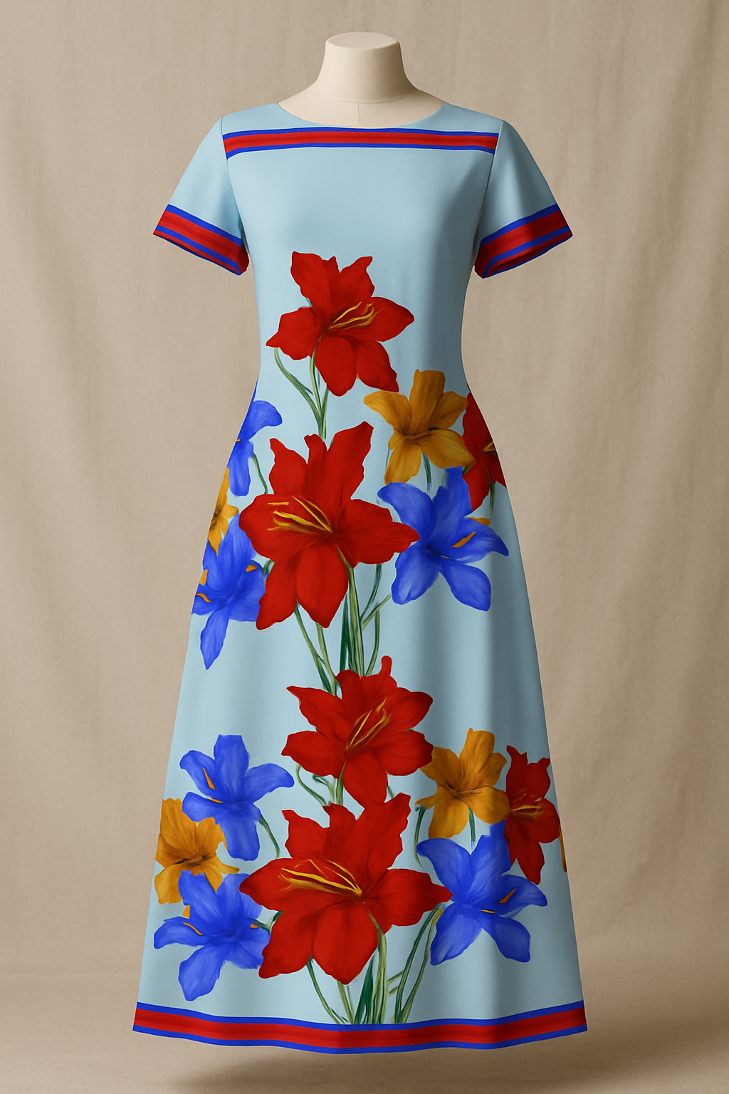 Mockup Vestido midi