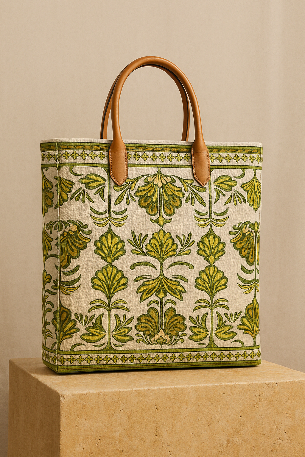 Estampa 6009 (Vol. 1) aplicada — Bolsa tote