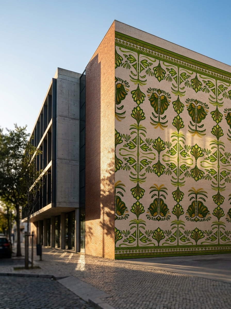 Mockup Mural arquitetônico